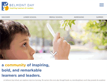 Tablet Screenshot of belmontday.org